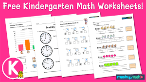 number activities for kindergarten worksheets